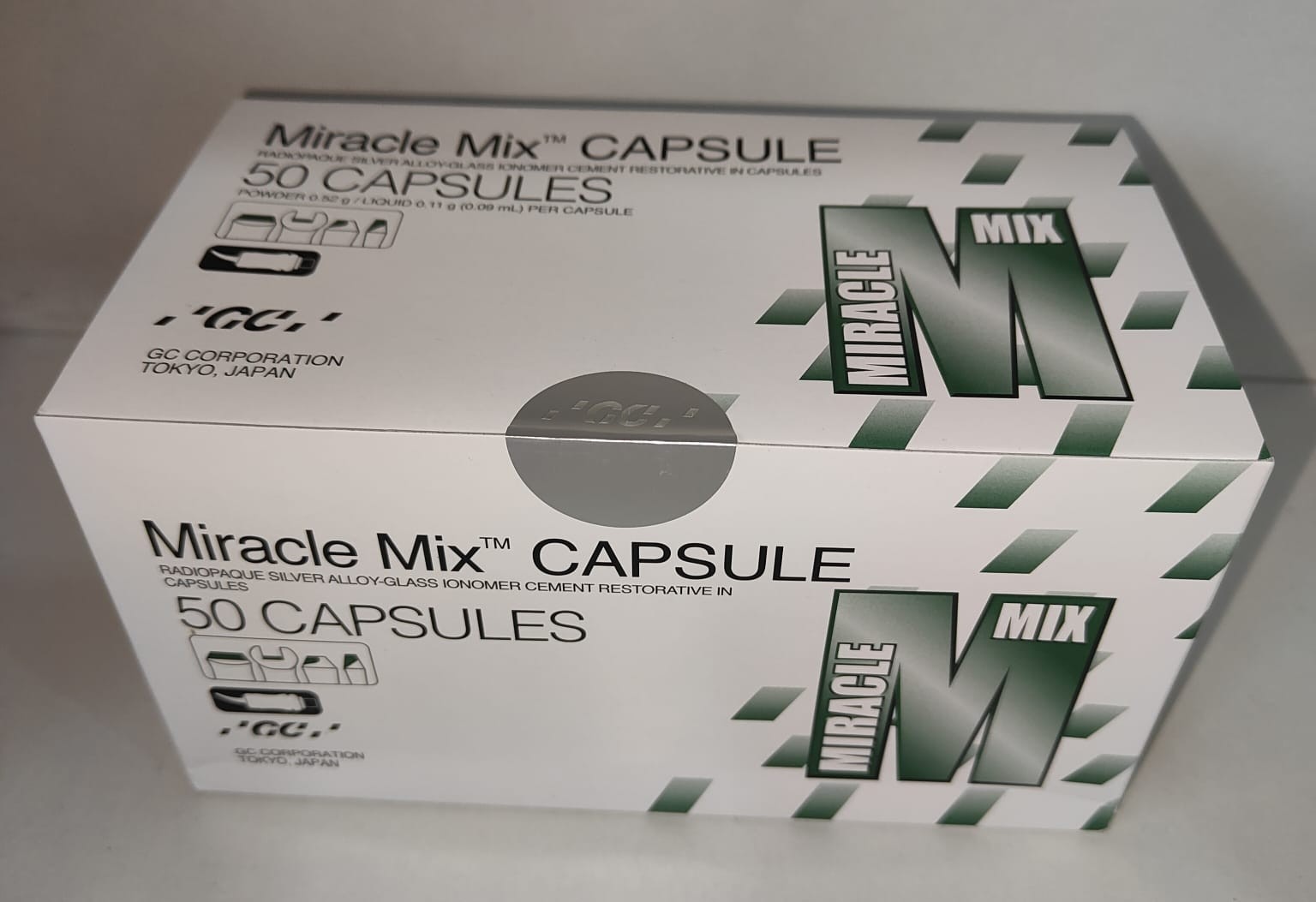 GC Miracle Mix Capsule Metal-Reinforced Crown & Core Build-Up 50 I Fast ship
