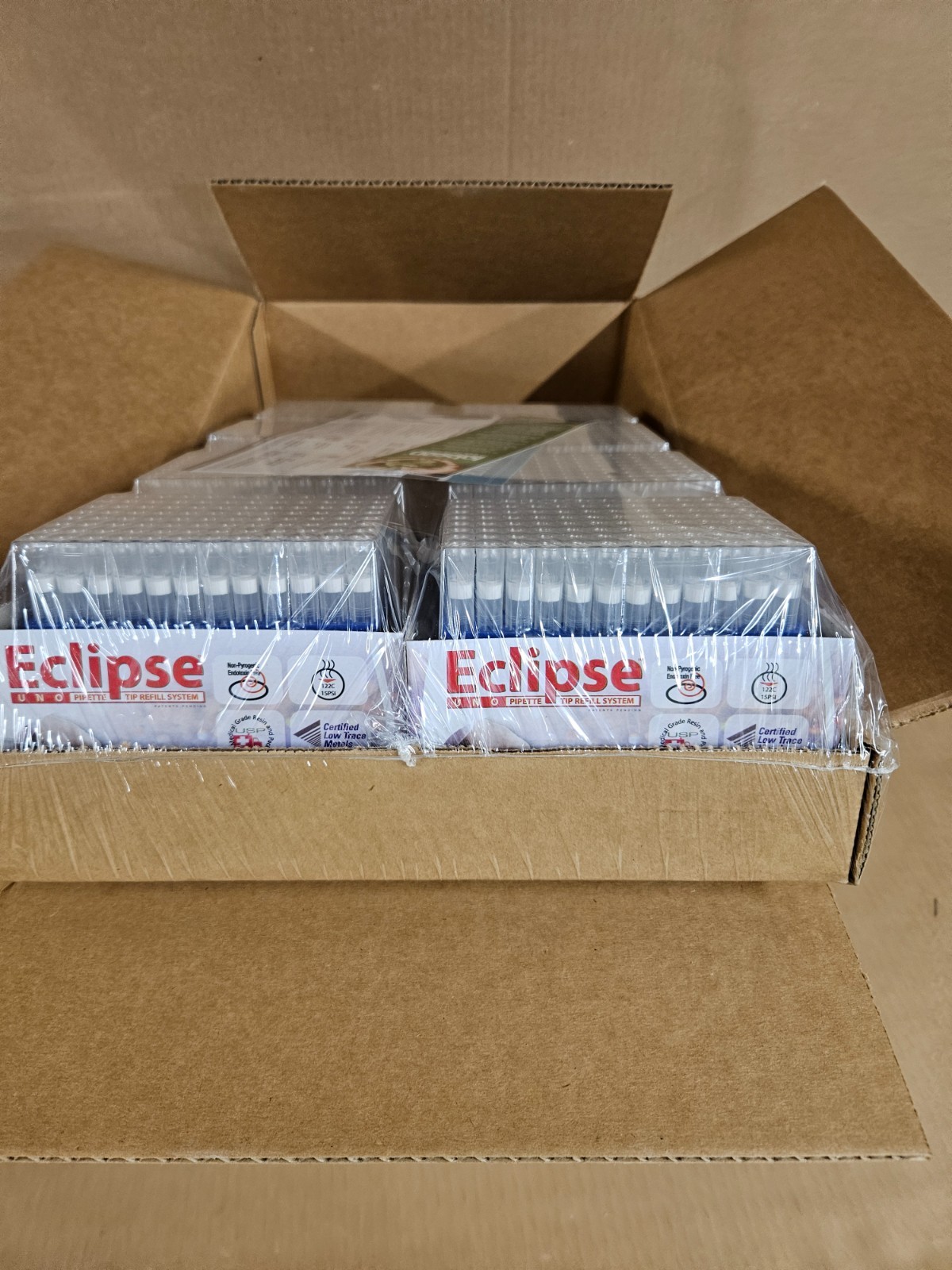 1200µL LTS filtered pipette tips 1.2mL 1200uL Racked Refills Full Case