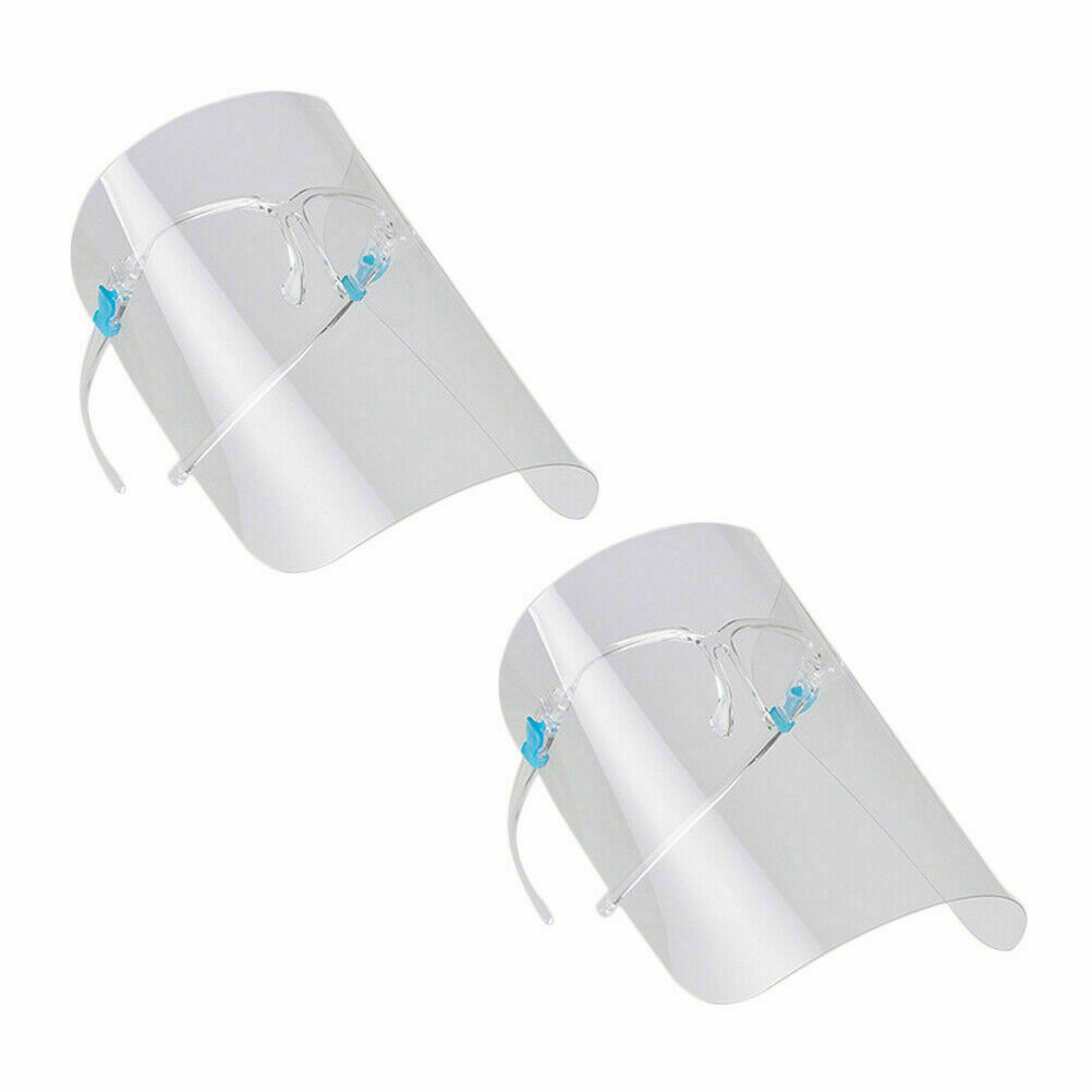 Safety Full Face Shield Mask Reusable FaceShield Clear Washable Face Anti-Splash