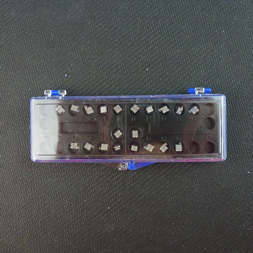 10packs Dental Orthodontic Ceramic Brackets Braces MBT/ ROTH 345 hook 022