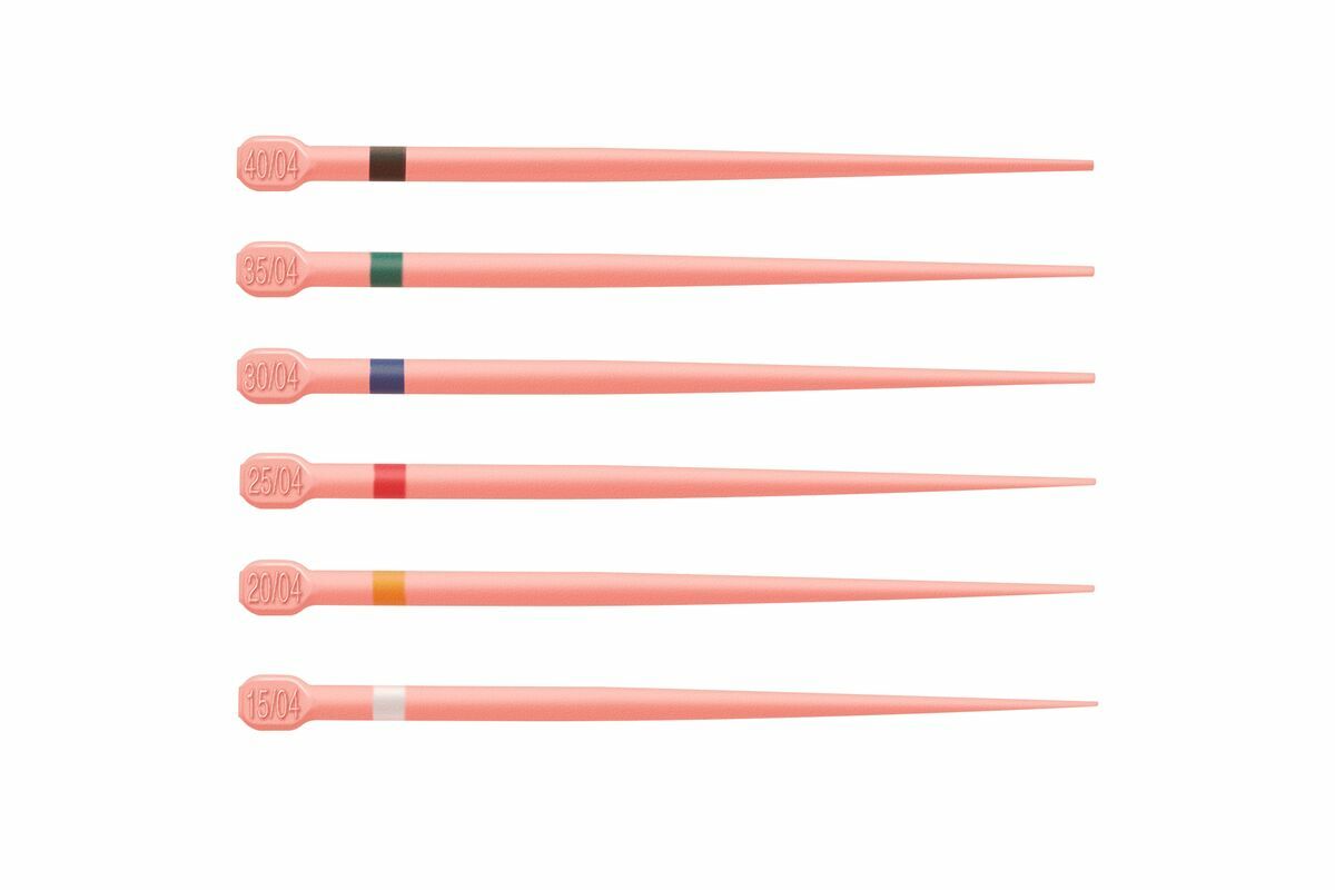 Vortex blue Conform Fit Gutta-Percha Points by Dentsply (All sizes) (60/pack)