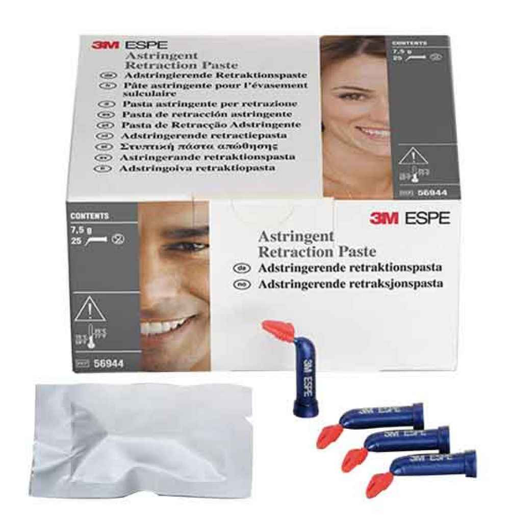 3M Astringent Gingival Retraction capsules refill pack of 25 Cap