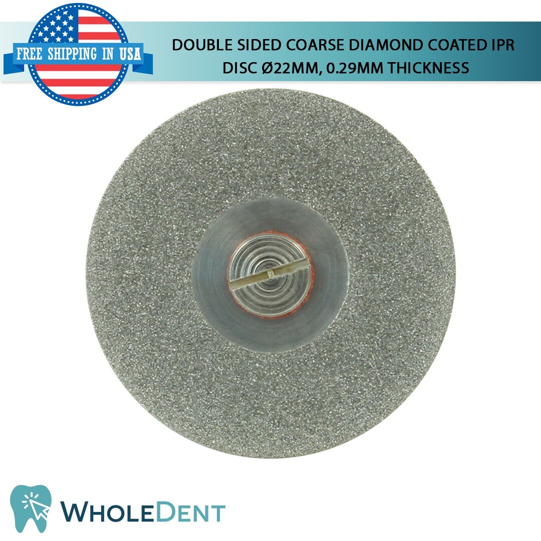 Ortho Dental Coarse Double Sided Diamond Coated Disc IPR Separator Ø22mm, 0.29