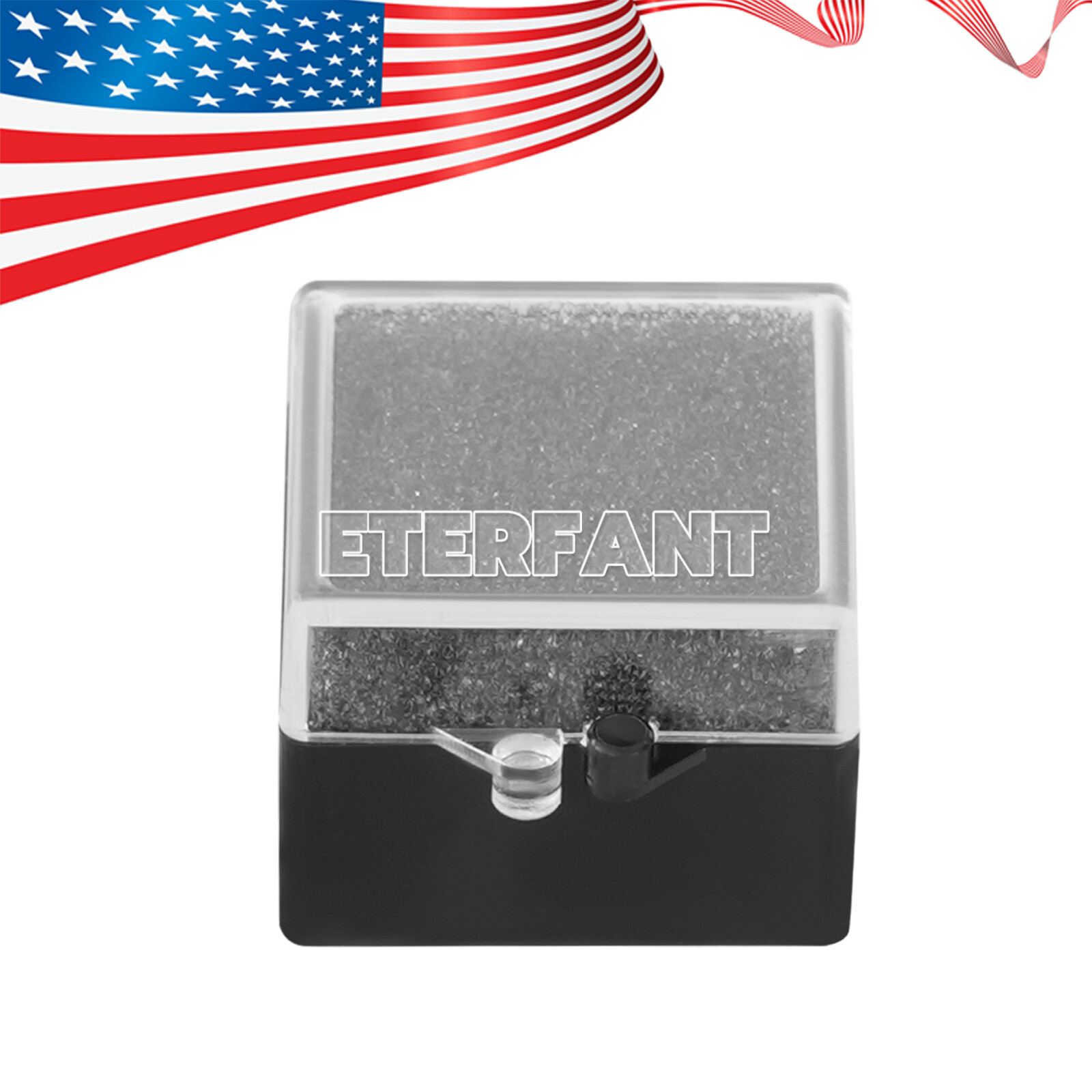 1000Pcs/Pk Dental Lab Jewelry Coin Crown Boxes 1×1 Clear Top with Sponge Fillers