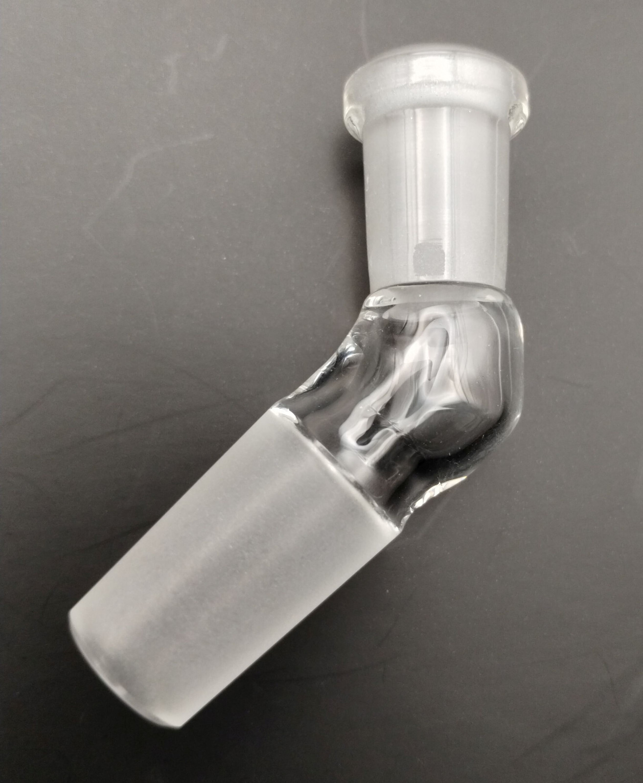 10mm – 14mm 45 Degree Angle Glass Ground Joint Attachment Adapter GonG Elbow