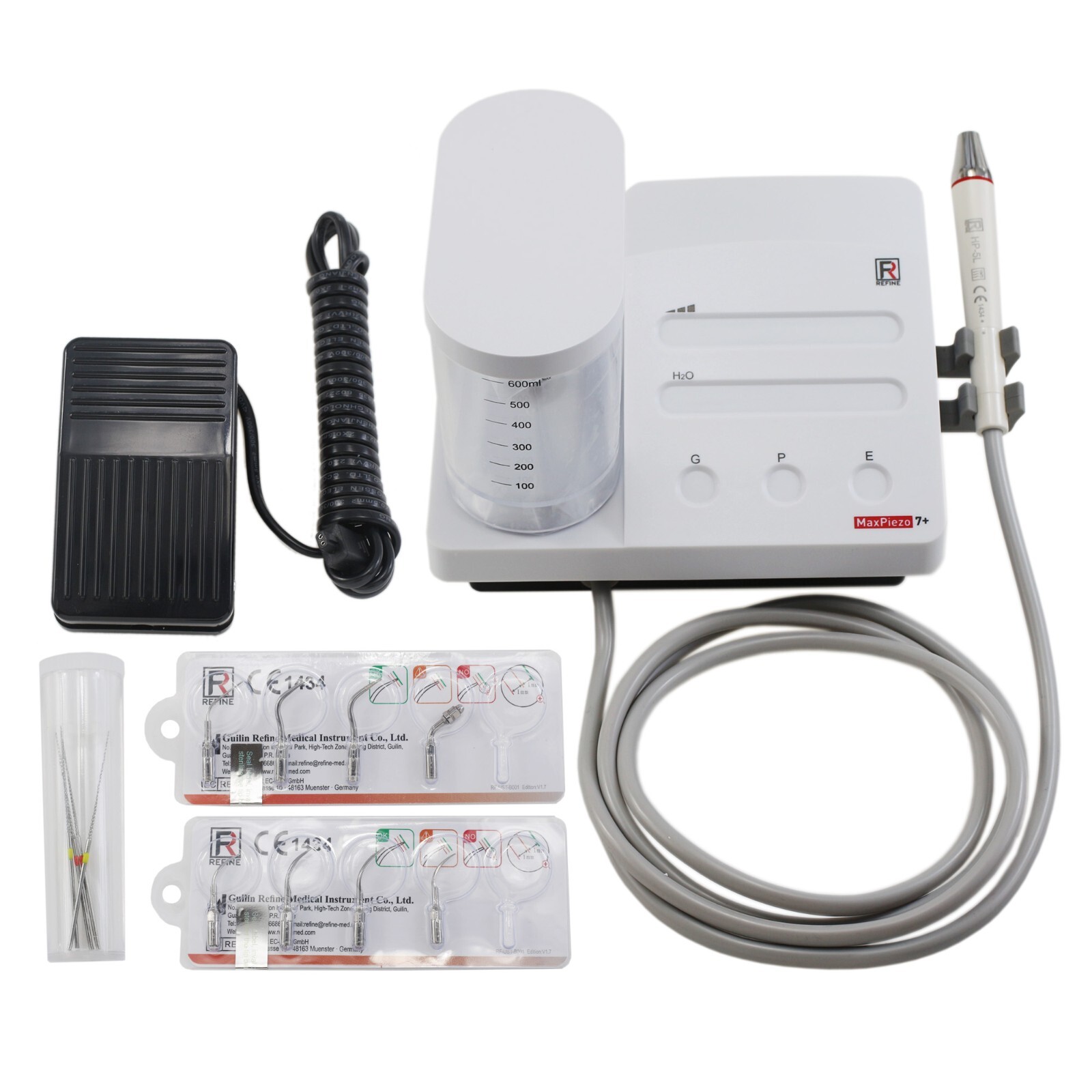 Refine Ultrasonic Scaler EMS Piezon LED Handpiece HP-5L Piezo P1 G1 Maxpiezo7+
