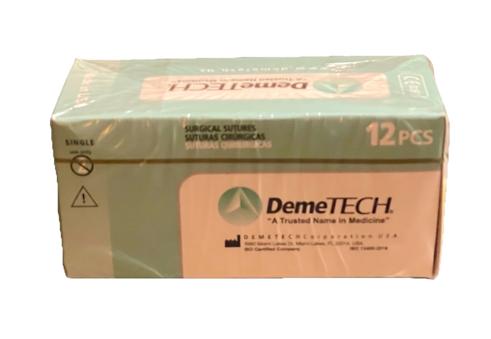 2-0 USP Nylon Surgical Sutures 18” 26mm Reverse Cutting 3/8c EXP 06/2028 12ct