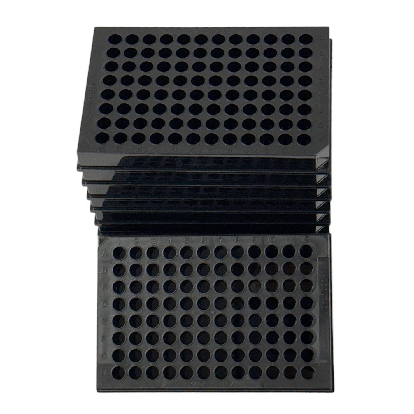Thermo Scientific 7605 Microfluor 1 Microtiter Plates 96 Well Black 10 pcs