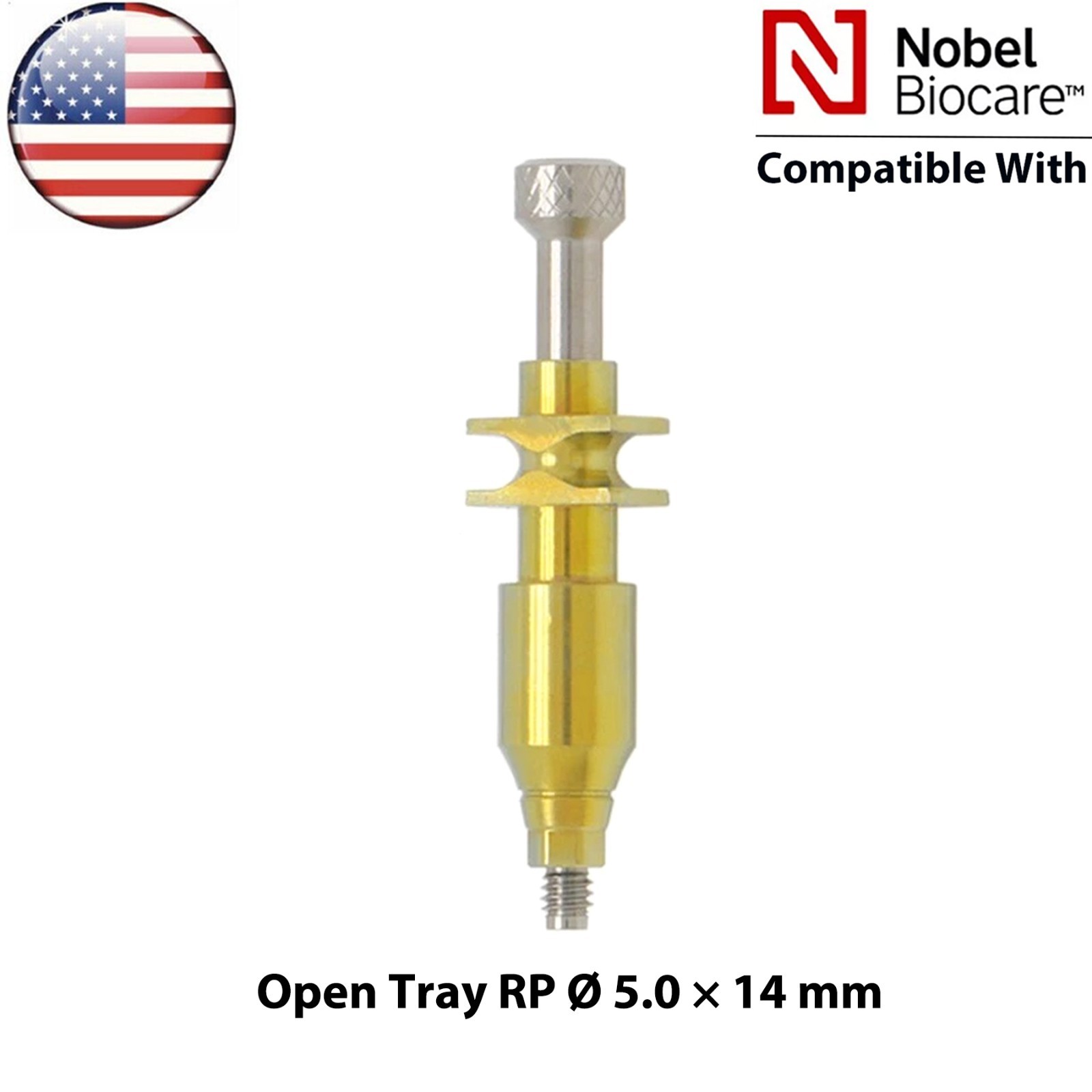 Dental fits Nobel Active NP/RP Impression Transfer Coping Open Close Tray Analog