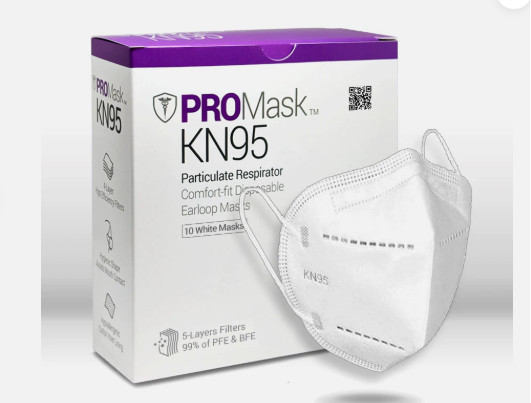 10/50/100 PROMask KN95 Disposable Face Masks 5 Layers Filters 99%+ PFE & BFE