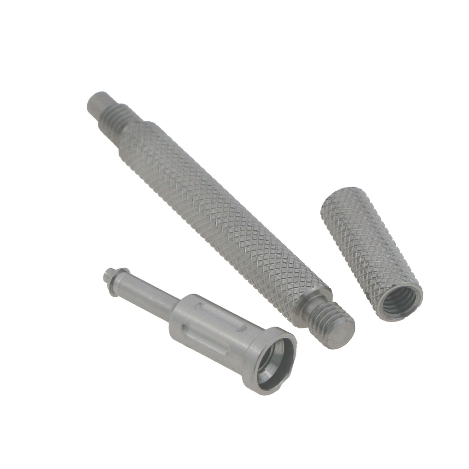 Implant Locator Core Tool Retention Caps Insertion Extraction Tool Silver Dental