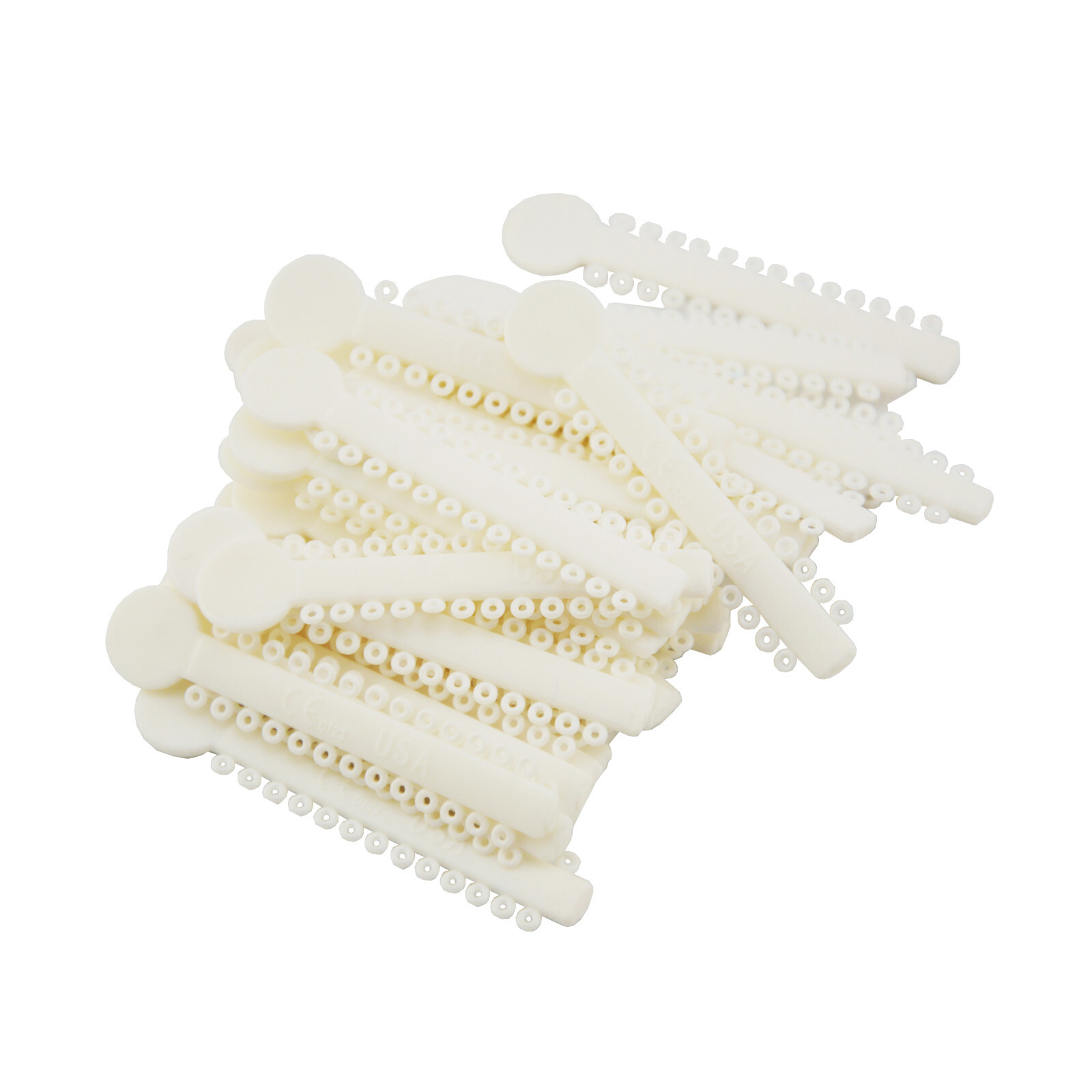 1040pcs Dental Orthodontic Ligature Ties Braces Elastic Rubber Bands Mixed Color