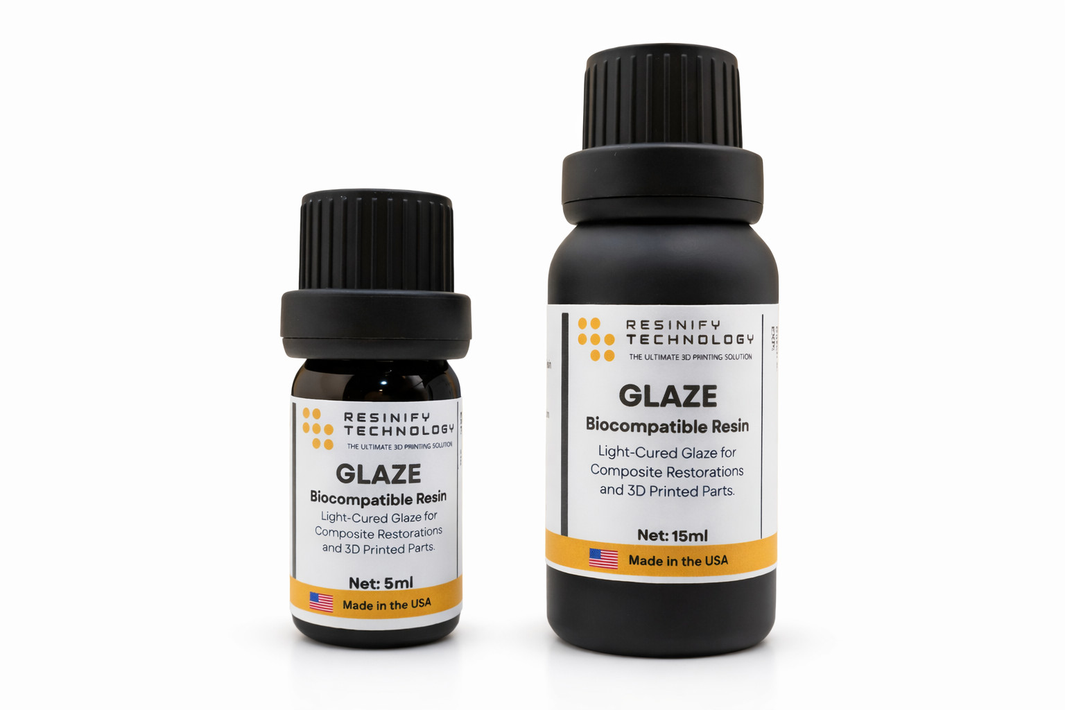 Dental Glaze Resin – 405nm UV Cure for Crowns & Dentures | Biocompatible