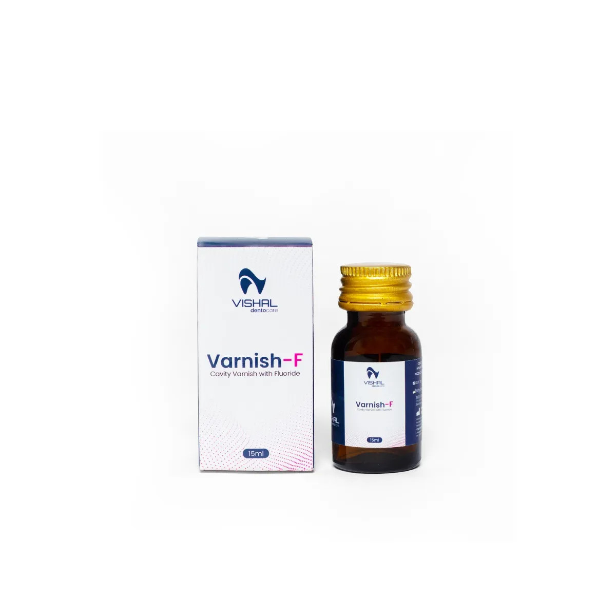 2X Vishal Dentocare Varnish – F 15ml Bottle + Free Shipping