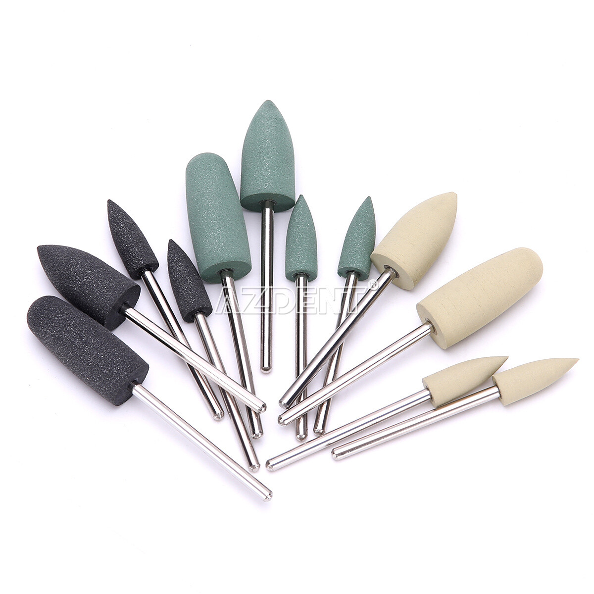 Dental Silicone Resin Base Acrylic Polishing Bur Dental Lab Diamond Polish
