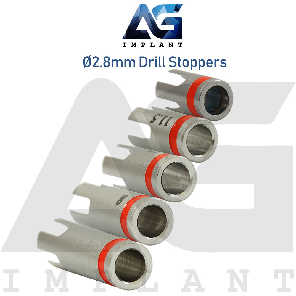 5 Drill Stoppers Ø2.8mm External Irrigation Tools Dental