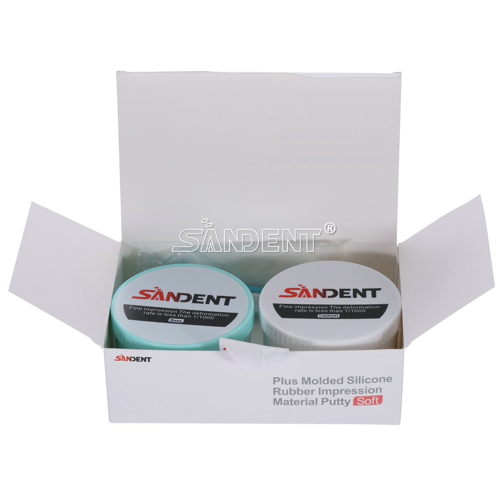 Dental Putty Fast Set PVS VPS Impression Material Base 2 x 400 ml