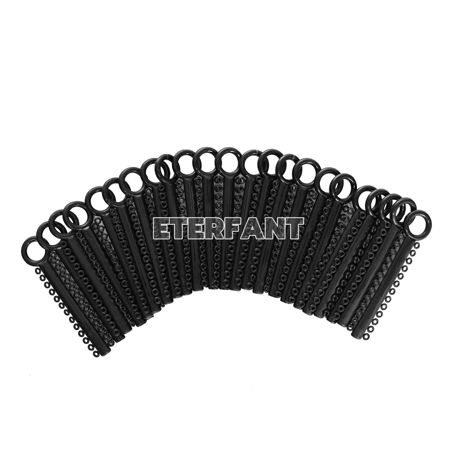 1040PCs ETERFANT Dental Ortho Ligature Ties Elastic Rubber Bands 18 Colors