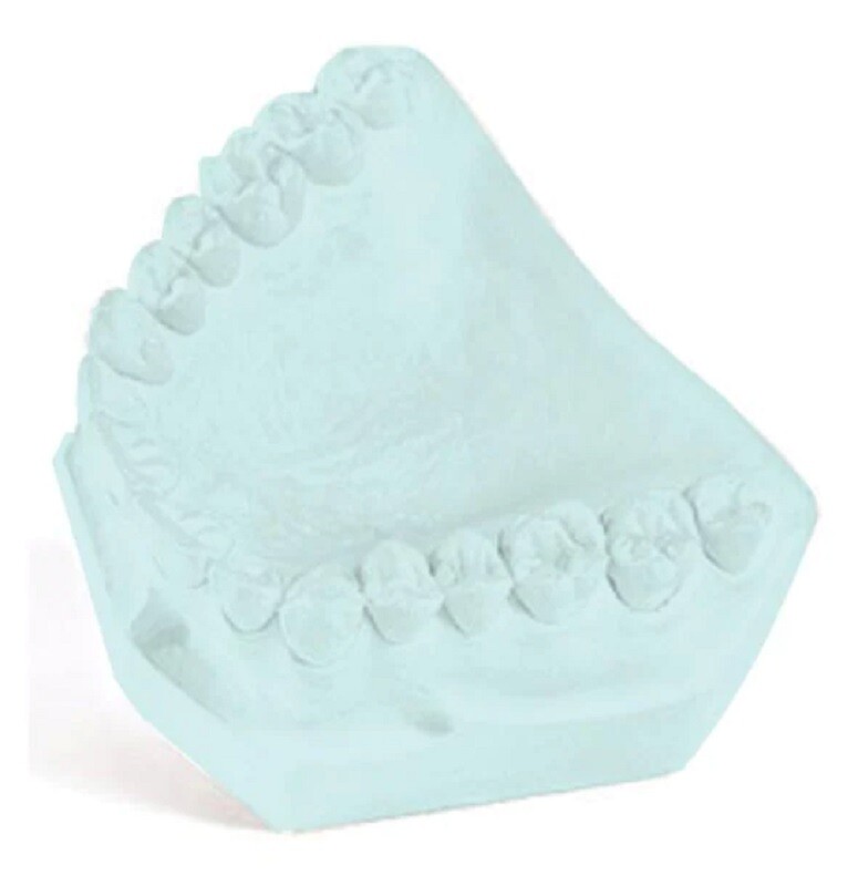 DENTAL GYPSUM DIE STONE TYPE IV BLUE HIGH STRENGTH COMPOUND LOW EXPANSION 5 Lbs.