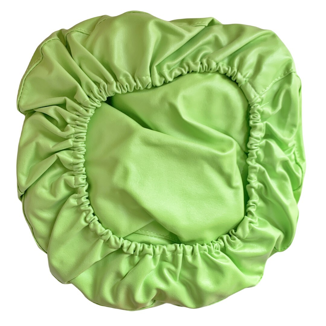1Set Dental Unit Chair Cover Sleeves Protector PU Leather #Apple Green Color