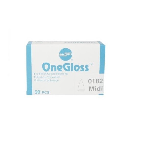 OneGloss Midi Point, Unmounted 50/Pk. One-step silicone composite finisher #0182