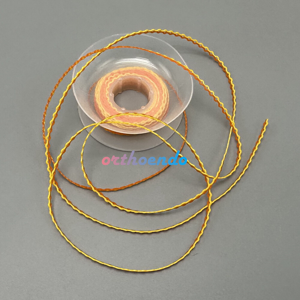 1 Roll Double Color Elastolink Elastic Power Chains (Ultra) Long Short 10 Sizes