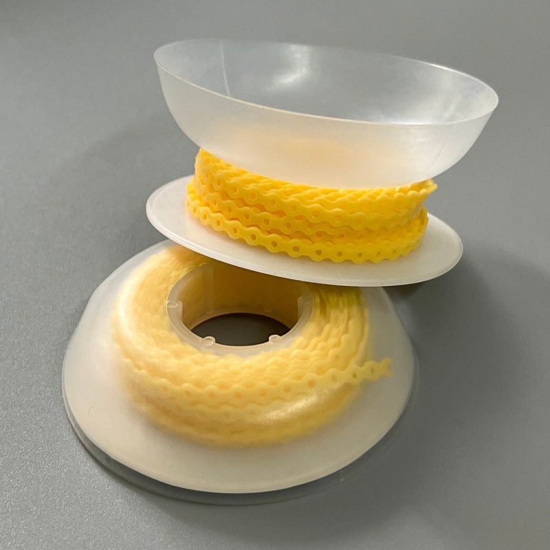 Dental Orthodontic Elastic Ligature Tie&Long/Short/Continuous Power Chain Yellow
