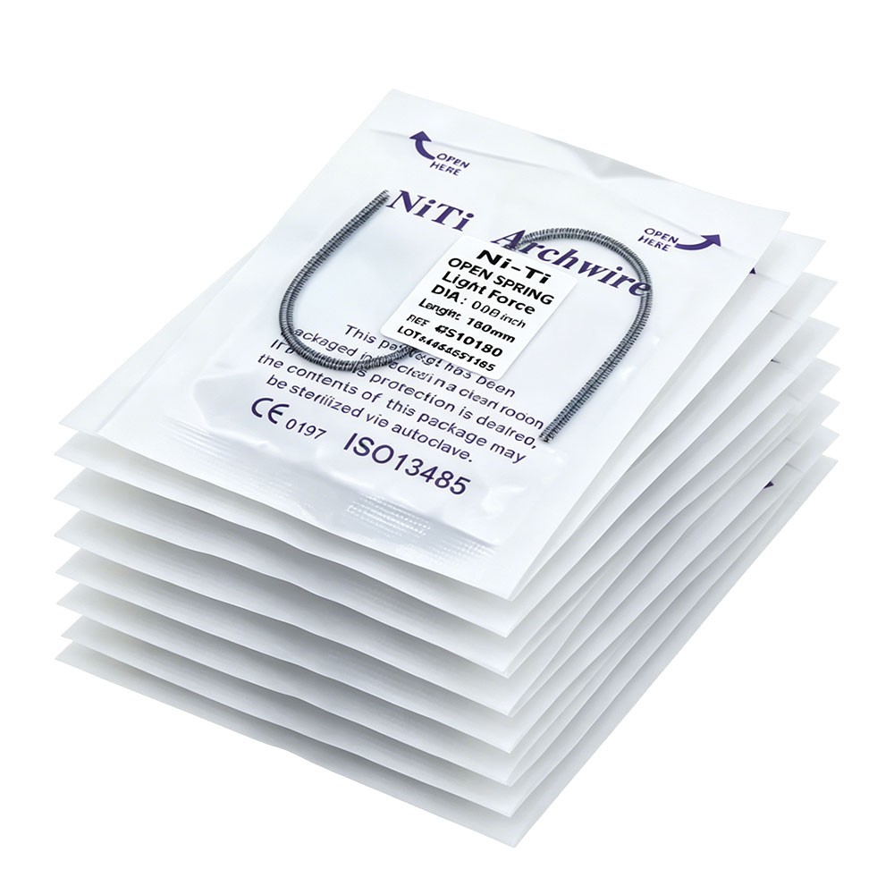 Orthodontic Dental Niti Open Coil Spring 0.010/0.012*180mm 2PCS/Pack