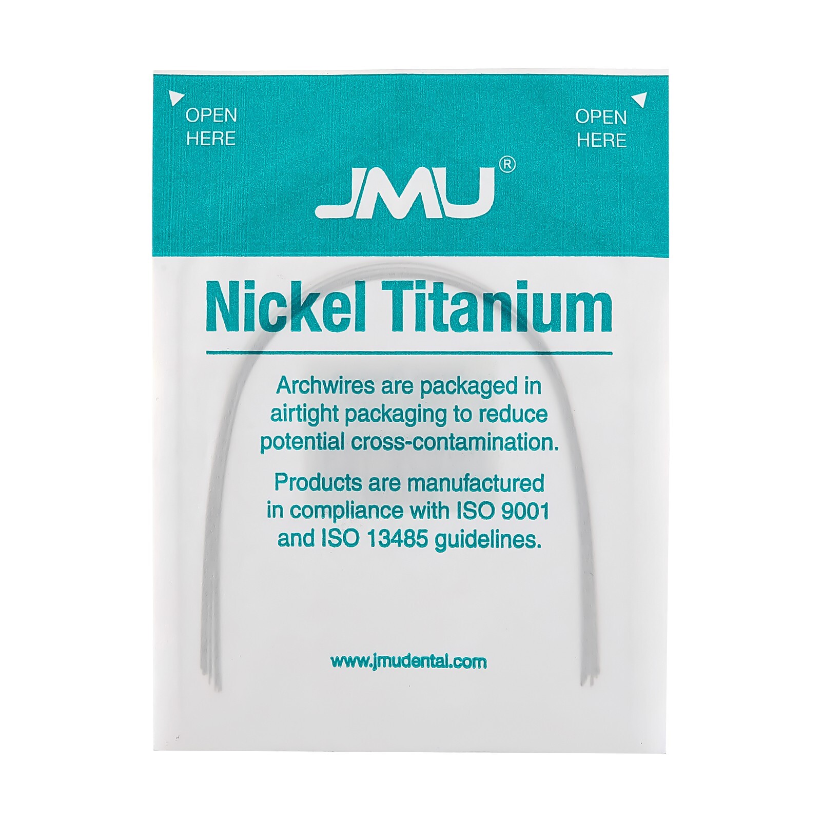 JMU 10PCS Ortho NiTi Super Elastic Arch Wire Full Size Natural Round/Rectangular