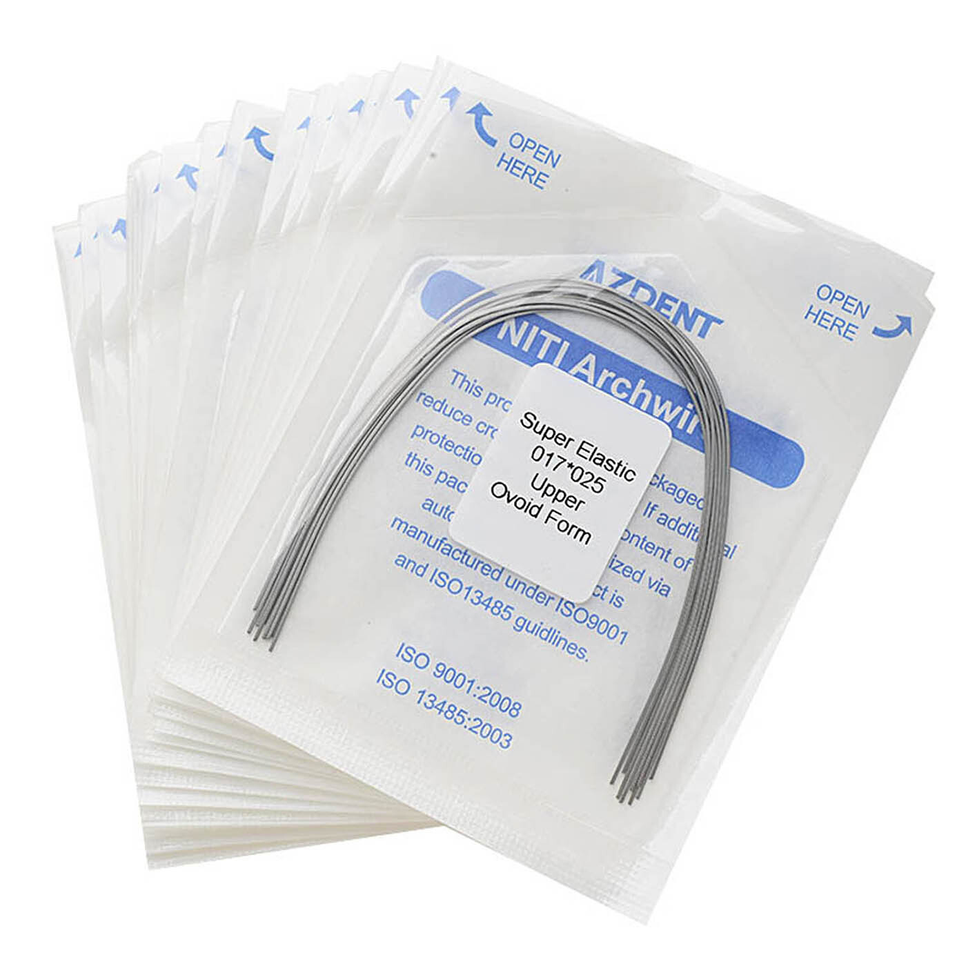 Dental Super Elastic Niti /Stainless Steel Rectangular Arch Wire Ovoid/Nature