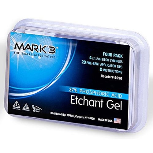 Mark3 9090 Dental Etchant Gel Syringes 4/Bx 1.2mL
