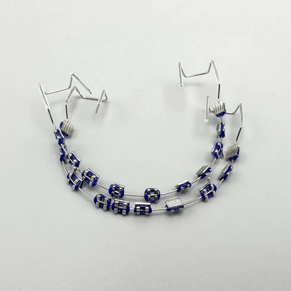 Temporary Tooth Decoration Fake Braces Metal Wires Ortho Bracket Ligature Ties