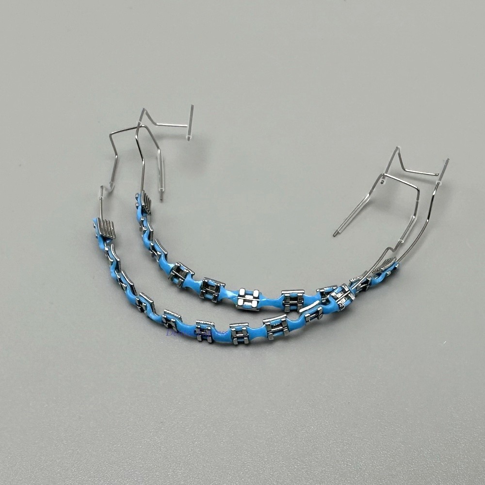 Dental Temporary Tooth Decoration Fake Bracket Orthodontic Power Chains Braces