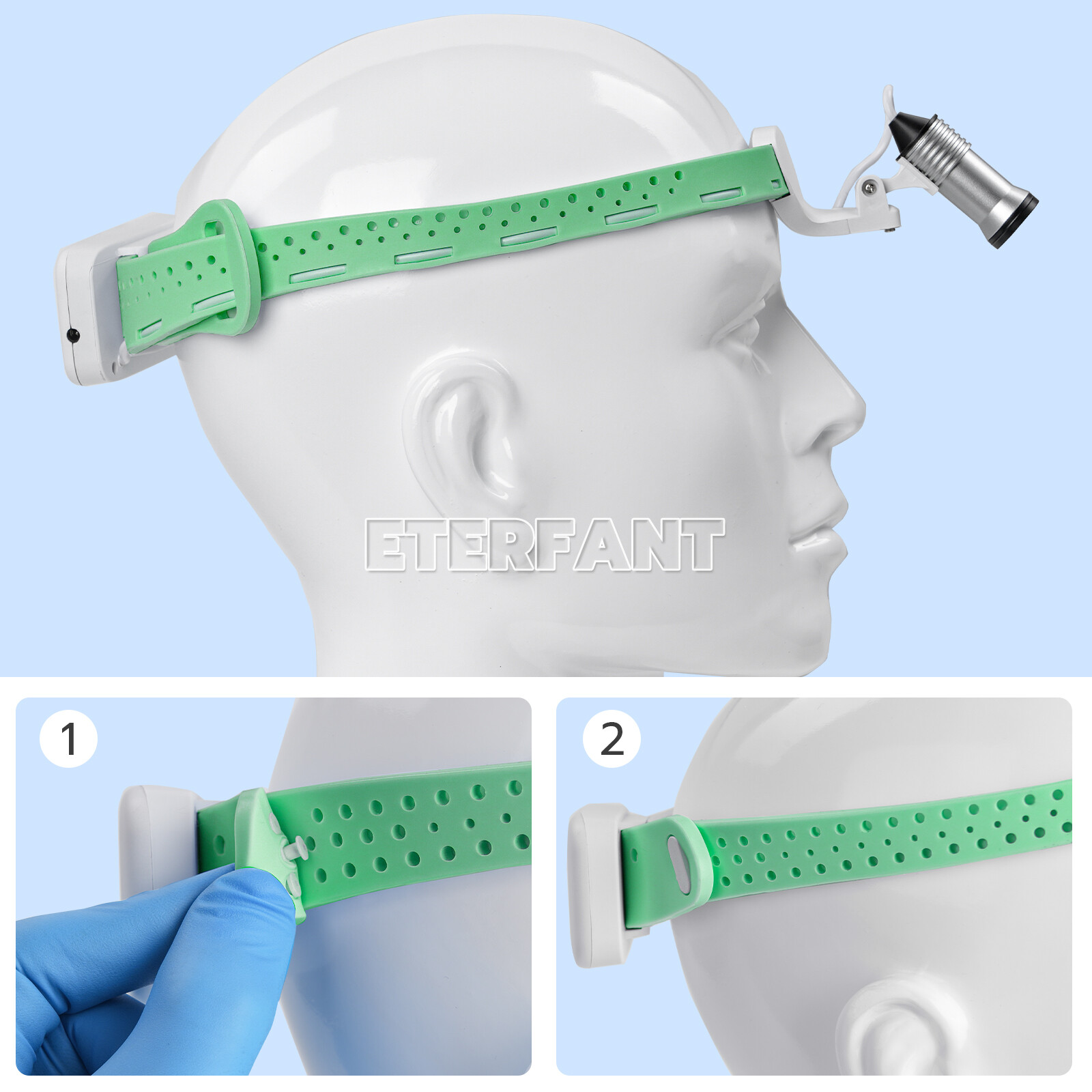 ETERFANT Dental Lightweight Silicone Headlight Lamp Surgery Medical 5W LED
