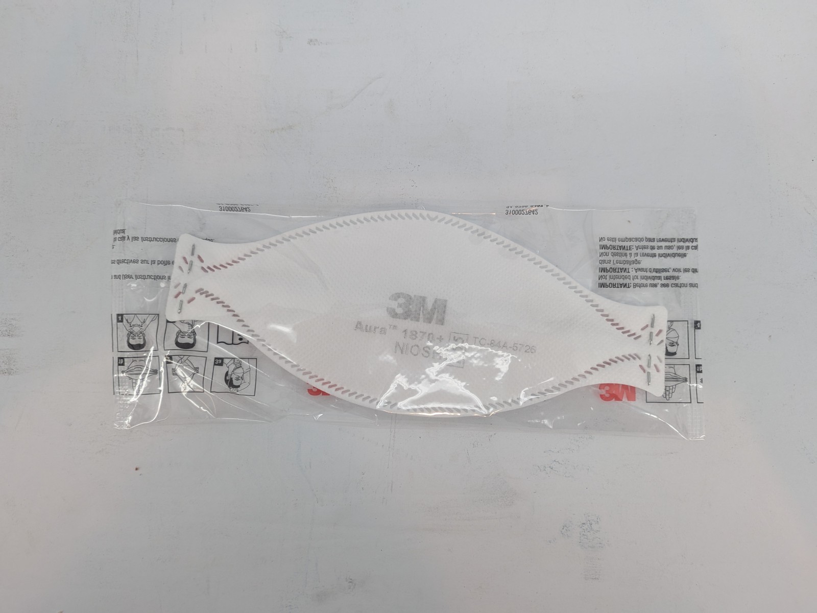 Case of 440 | 3M 1870+ Aura N95 NIOSH Respirator Face Masks EXP 8/26 | New