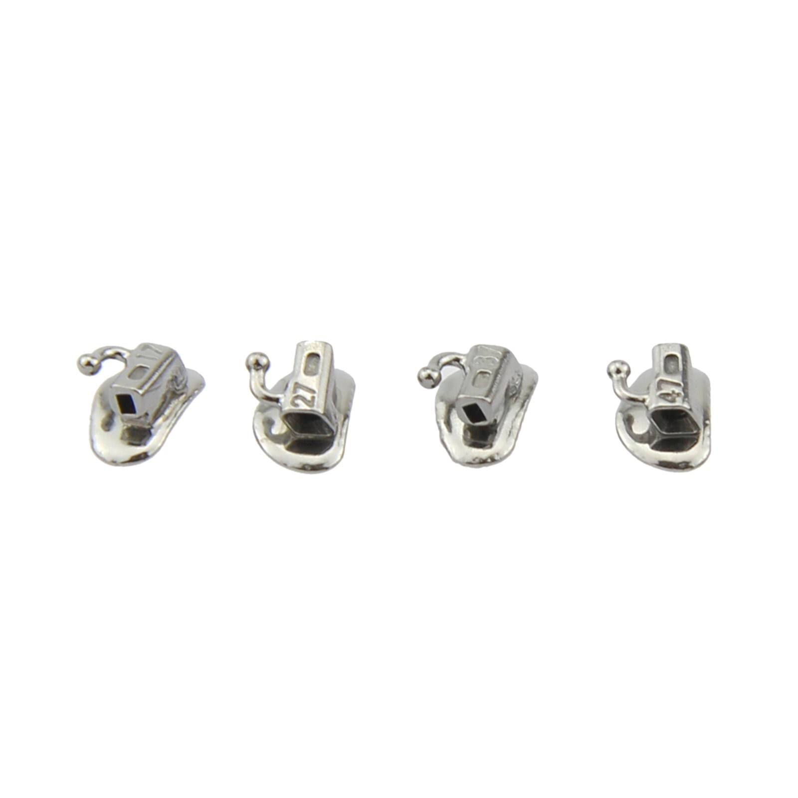 200 Orthodontic Buccal Tube 1st 2nd Molar Tubos Ortodoncia Roth MBT 022 Bondable