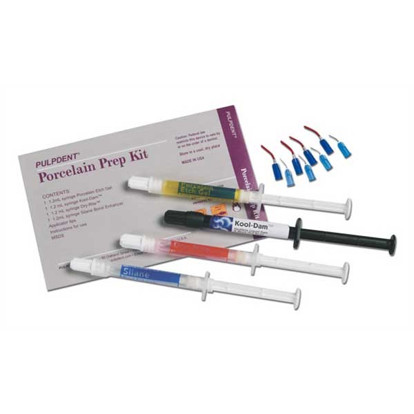Pulpdent PPK Porcelain Dental Etching Gel Prep Kit 9.6%