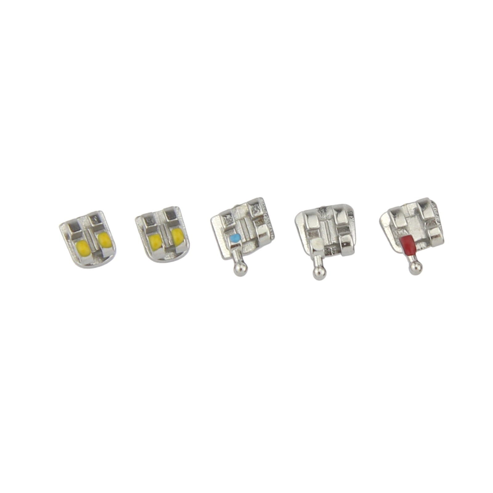 Dental Orthodontic Metal Brackets MIM Brace Mini MBT Roth 018 022 345 Empower AO