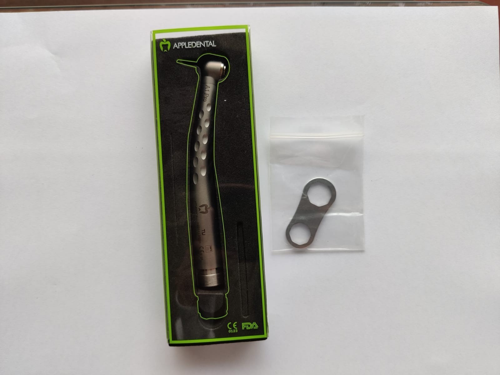 Apple Dental Push Button Handpiece Premium Quality Turbine Big Head 2 Hole