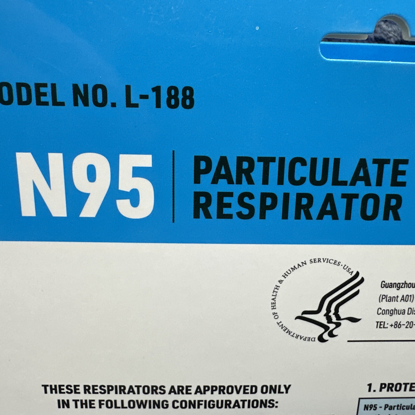 Lot Of 2 Boxes Niosh particulate respirator N 95 masks model number D–101 {116}