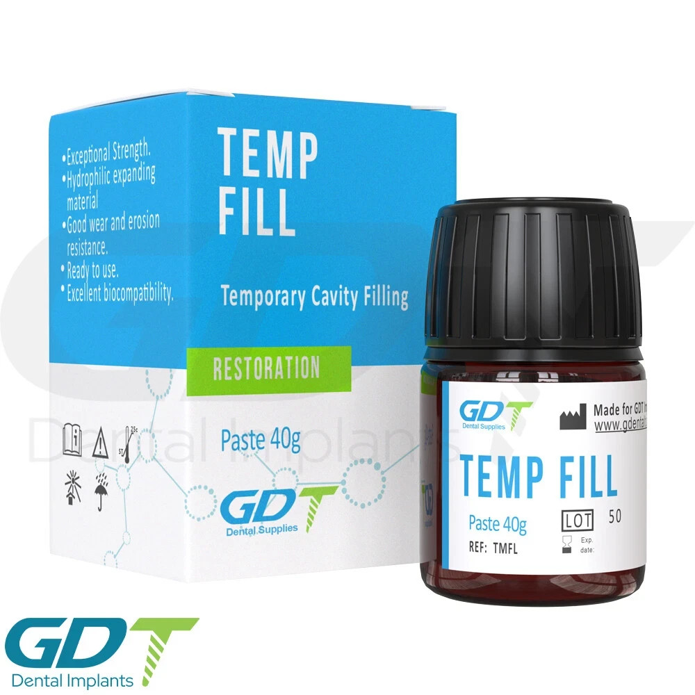 Temp Fill Temporary Cavity Filler Dental Cure Home Use Material, 40g