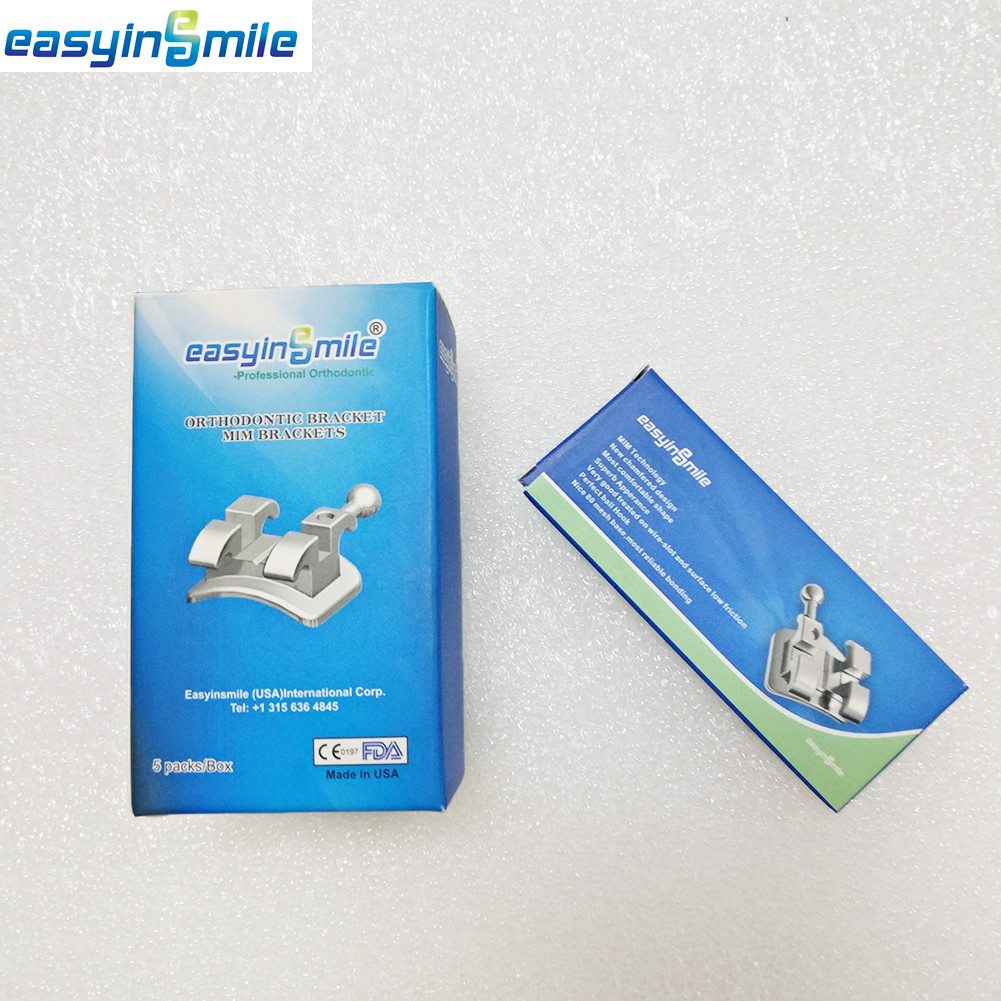 10Pack Dental Orthodontic Metal Brackets Braces MINI ROTH MBT Slot.022 3/345Hook