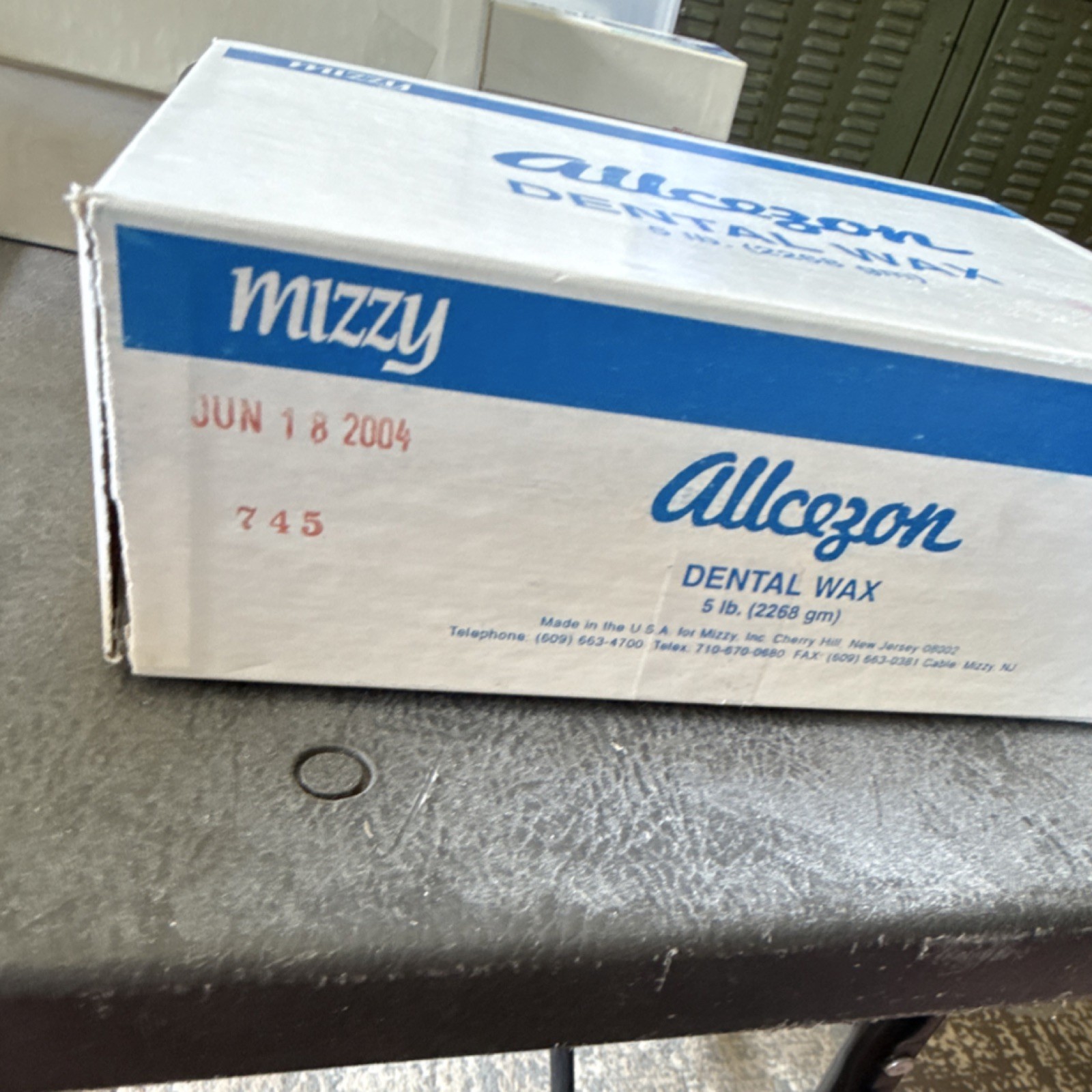 Mizzy Allcezon Lt. Pink Unscented Dental Wax MPN 745