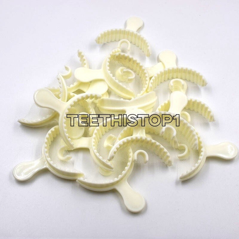 50 Pcs/Bag Dental Disposable Triple Impression Bite Registration Trays F/A/P/Q/S
