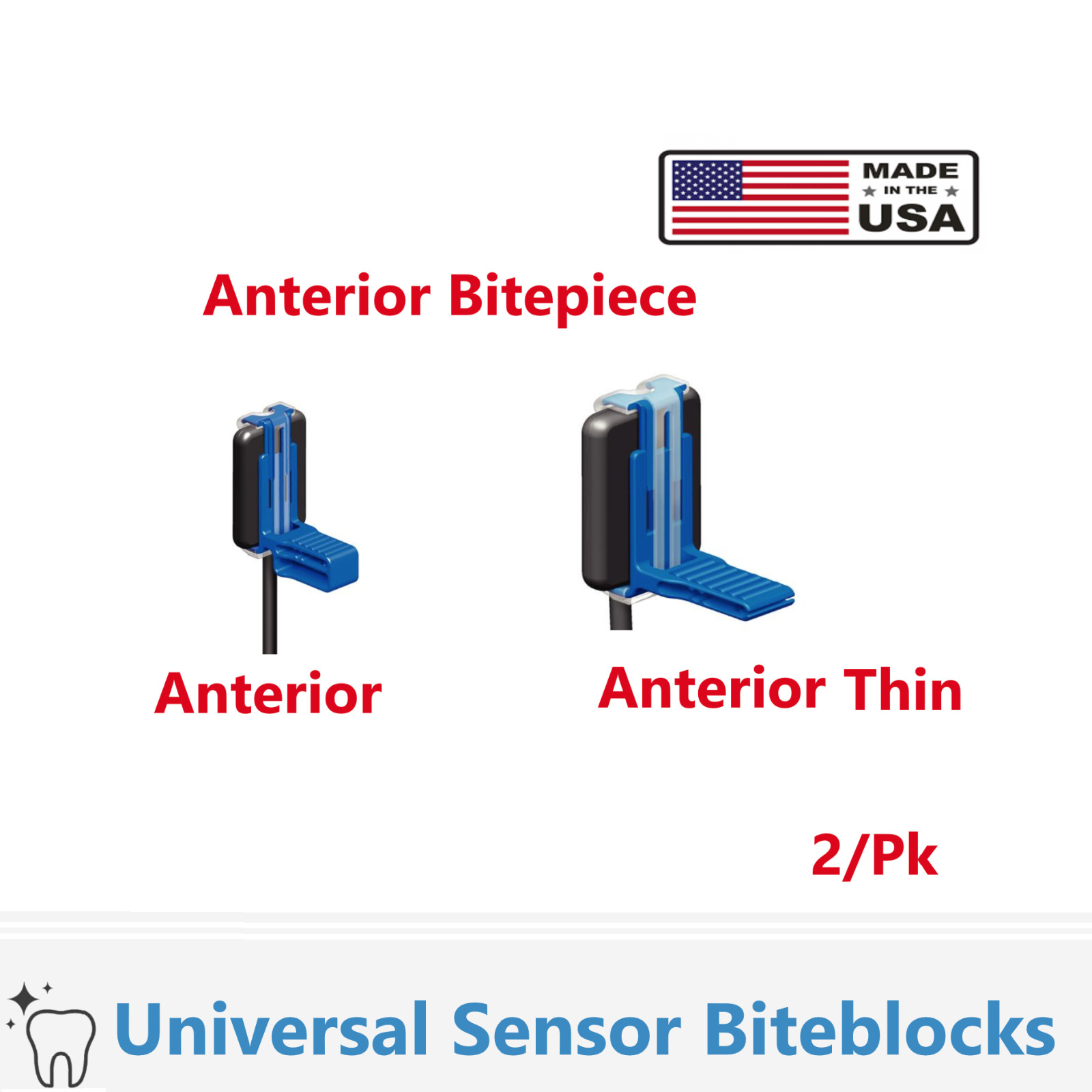 XCP-DS Fit® universal sensor holder system Biteblock Dentsply Rinn Made in US