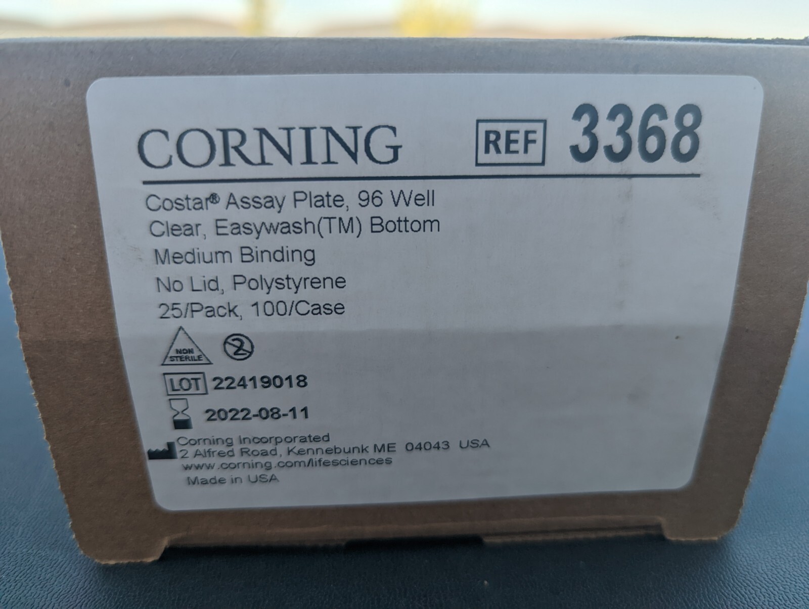 Corning® 96-well EIA/RIA Easy Wash™ Clear Flat Bottom Polystyrene Not Treated Mi
