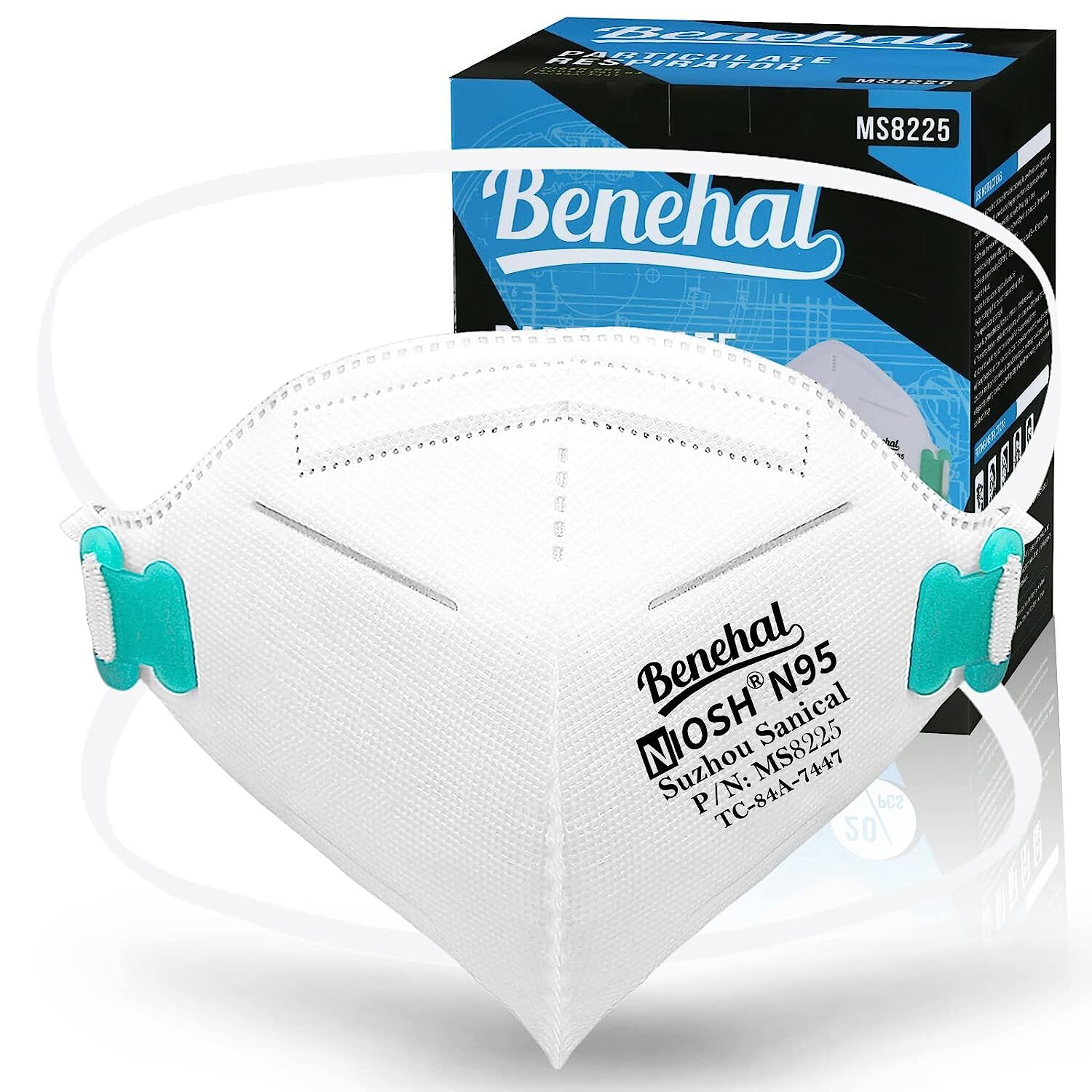 NIOSH Approved N95 Mask Particulate Respirators Individually Wrapped Universal