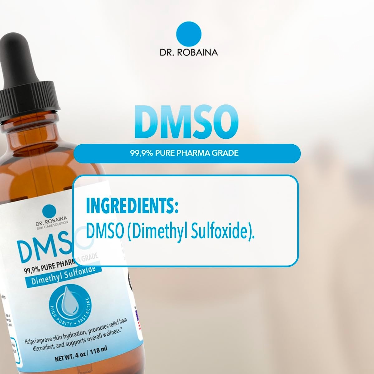 DMSO Liquid 4 oz – 99.9% Pure Pharmaceutical Grade Dimethyl Sulfoxide | High …