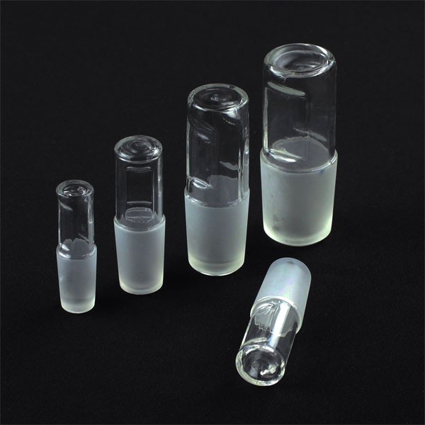 Various Sized Glass Hollow Stopper Hollow Plug Science Chemistry Lab Supplies ca