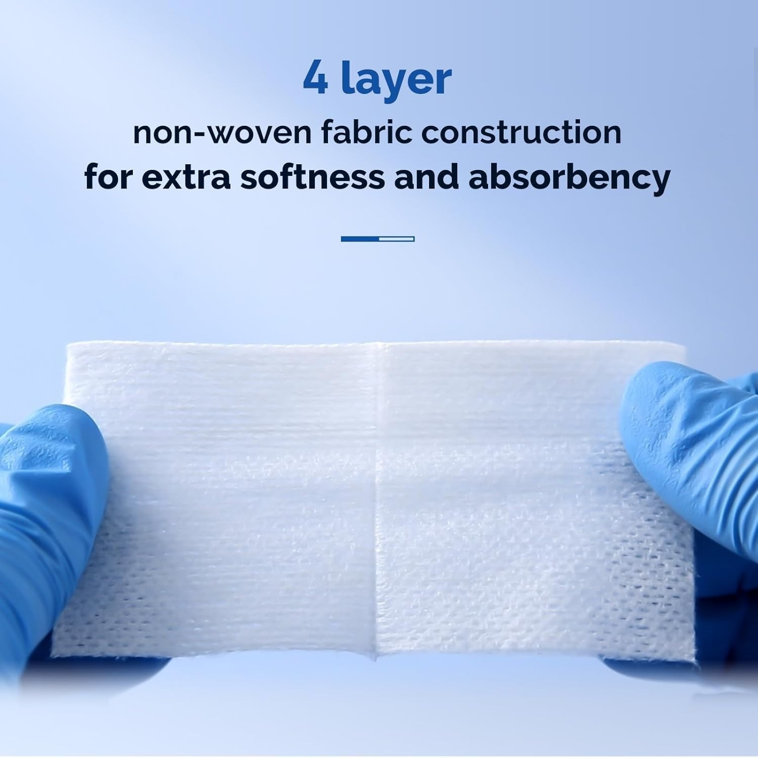 AMD RITMED Nonstick Gauze Dressing Pads, 4-Ply 2×2 Inch (400 sponges ) Sterile